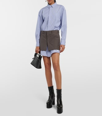 X Thomas Mason Minikleid aus Baumwolle | Sacai