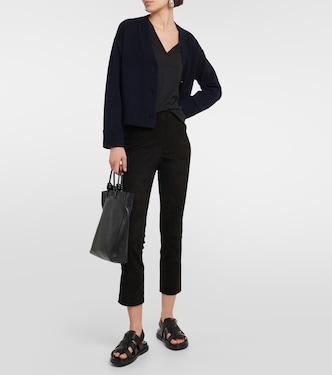 T-shirt in cotone con scollo a V | Vince
