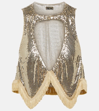 Chainmail cutout top | Rabanne