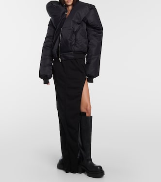 Doll draped bomber jacket | Rick Owens