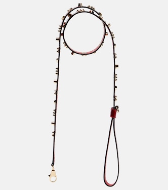Loubileash embellished leather dog leash | Christian Louboutin