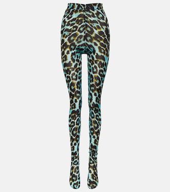 Collant Cadie con stampa leopardata | Alex Perry