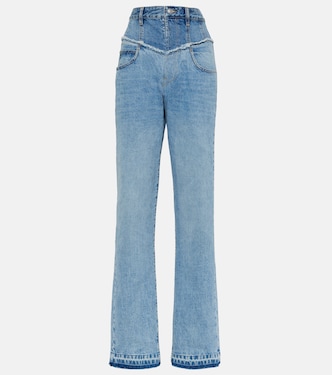 Jeans Noemie en denim de tiro alto | Isabel Marant