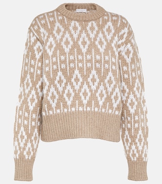 Jersey de cachemir en jacquard | Brunello Cucinelli
