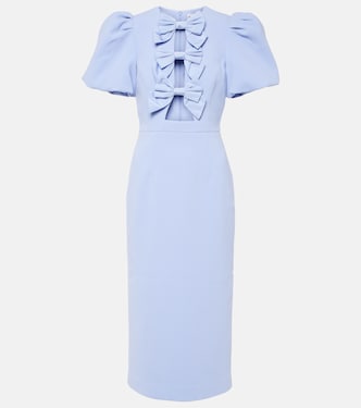 Bridal Annabelle bow-detail midi dress | Rebecca Vallance