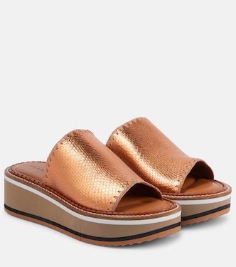 Sandali Fast in pelle con platform | Clergerie
