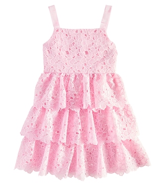 Abito in organza e pizzo | Self-Portrait Kids