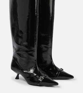 Botas altas de piel sintética | Ganni