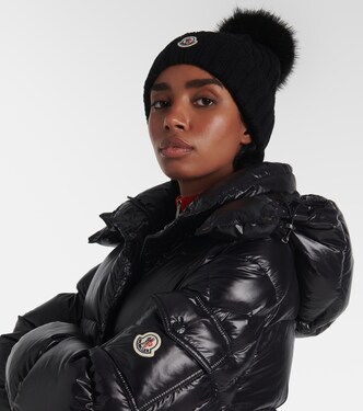 Gorro de lana con pelo sintético | Moncler