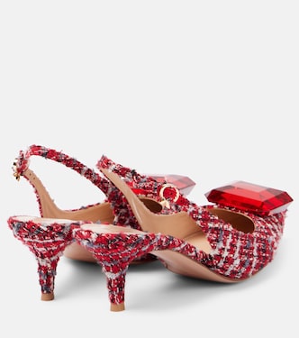 Jaipur bouclé slingback pumps | Gianvito Rossi