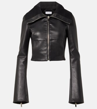 Cropped-Lederjacke | McQueen