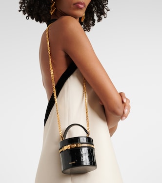 Sac Audrey Mini en cuir embossé | Tom Ford