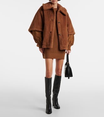 Cape en laine et soie | Max Mara