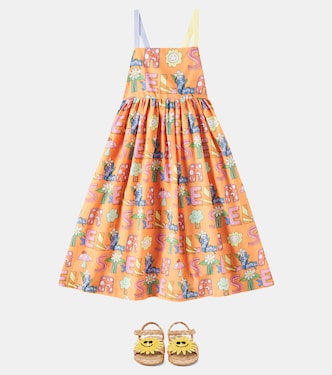 Printed cotton dress | Stella McCartney Kids