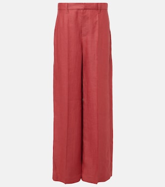 Weite Hose aus Hanf und Leinen | Brunello Cucinelli