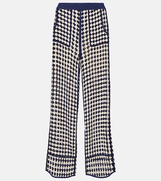 Pantaloni a gamba larga in crochet | Farm Rio