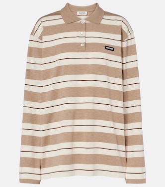 Polopullover aus Baumwoll-Jersey | Miu Miu