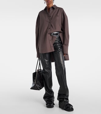 Diana oversized cotton poplin shirt | The Attico