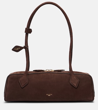 Le Teckel Medium suede shoulder bag | Alaïa