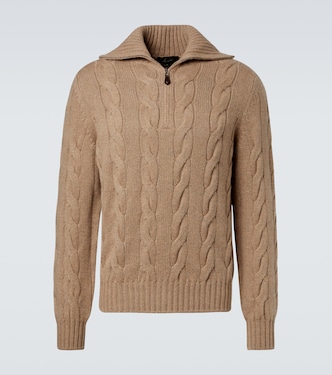 Napier cable-knit cashmere sweater | Loro Piana