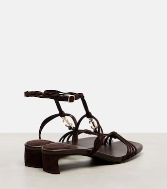 Sandalen Frann 35 aus Veloursleder  | Jimmy Choo