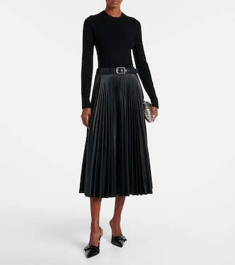 Abilene knitted pleated midi dress | Simkhai