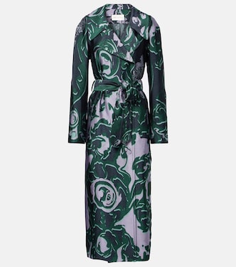 Printed trench coat | Dries Van Noten