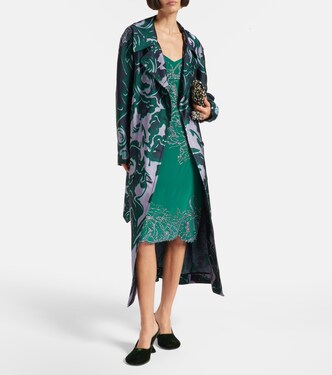 Printed trench coat | Dries Van Noten