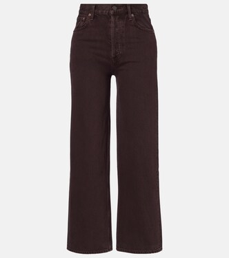 Ren high-rise wide-leg jeans | Agolde