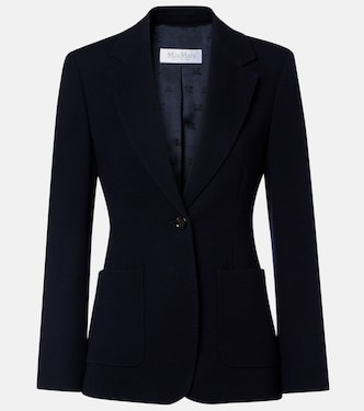 Utilita virgin wool jersey blazer | Max Mara