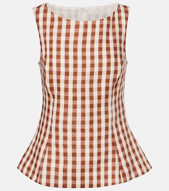 Ana gingham linen top | Faithfull