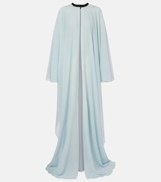 Kaftan aus Seide mit Leder | Tom Ford