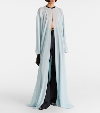 Kaftan aus Seide mit Leder | Tom Ford