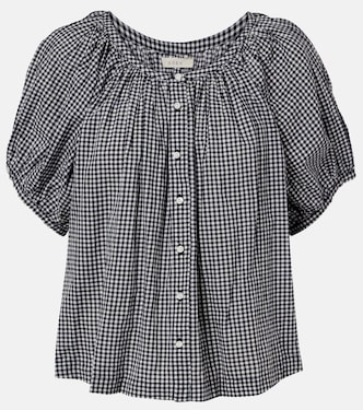 June gingham cotton shirt | Dôen