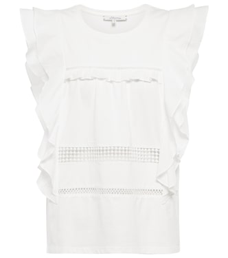 Lace Lines cotton top | Dorothee Schumacher
