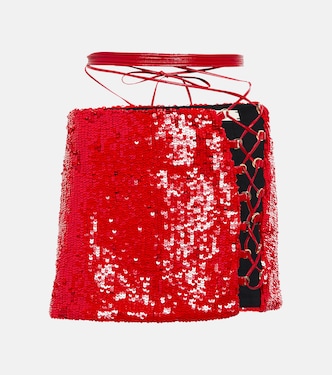 Sequined miniskirt | The Mannei