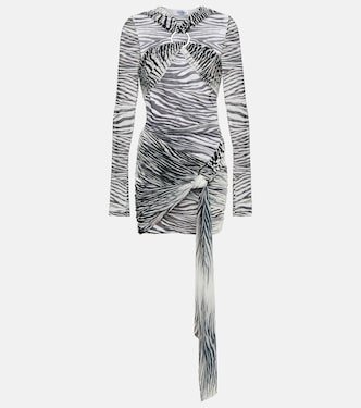 Robe Fran imprimée en tulle | The Attico