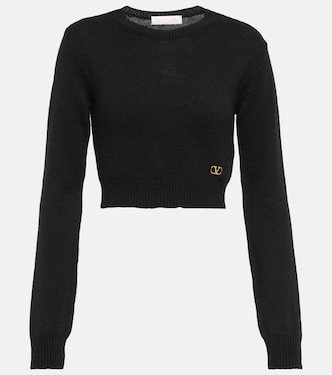 Jersey VLogo de cachemir cropped | Valentino