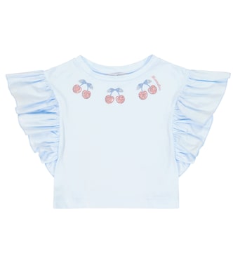 T-shirt in cotone con decorazioni | Monnalisa