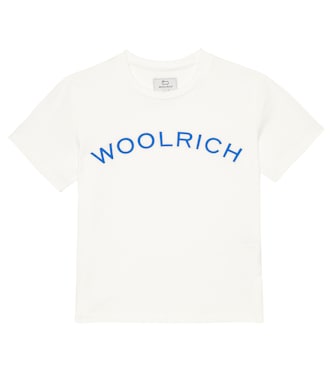 로고 코튼 티셔츠 | Woolrich Kids