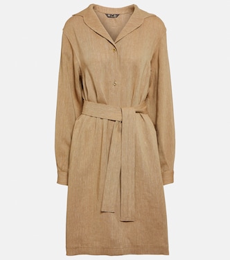 Hemdblusenkleid aus Leinen | Loro Piana