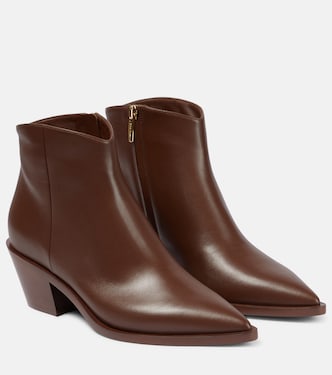 Frankie leather ankle boots | Gianvito Rossi