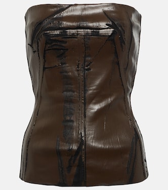 Korsett aus Denim | Rick Owens