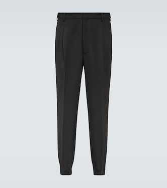 Schmale Hose aus Woll-Gabardine | Prada
