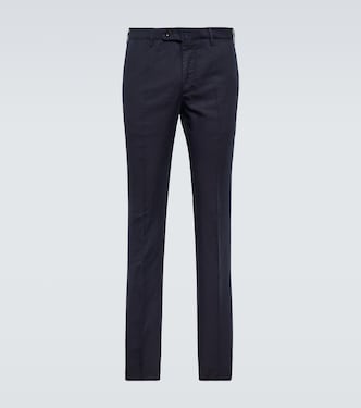 Pantalones chinos de lino y algodón | Incotex