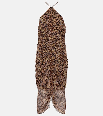 Vestido midi Valdi con cuello halter | Marant Etoile