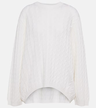 Jersey en punto trenzado de lana y cachemir | Jardin des Orangers