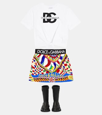 T-Shirt aus Baumwoll-Jersey | Dolce&Gabbana Kids