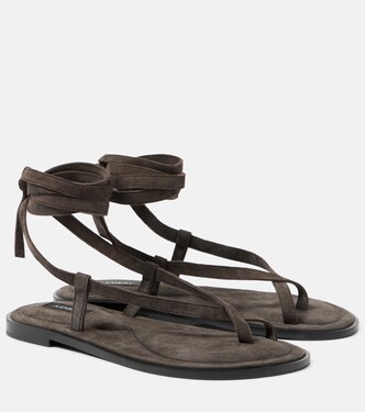 Elliot suede thong sandals | A.Emery