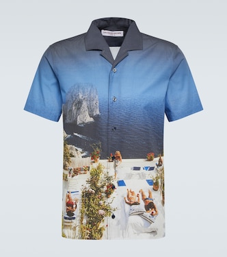 Camicia bowling Hibbert in cotone | Orlebar Brown